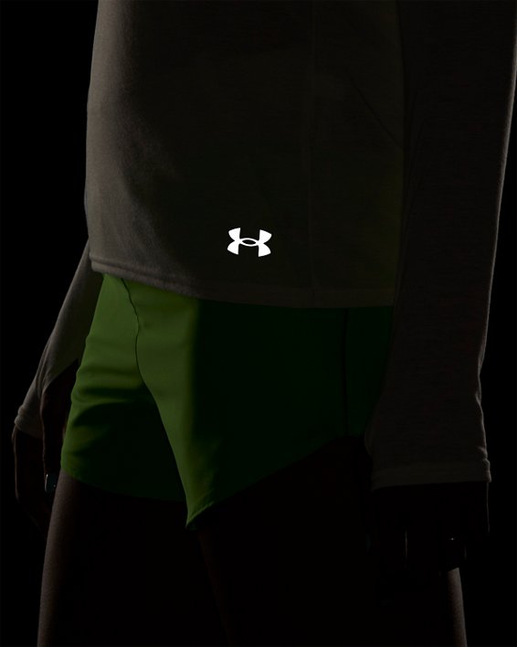 Women's UA Anywhere Long Sleeve in Green image number 6